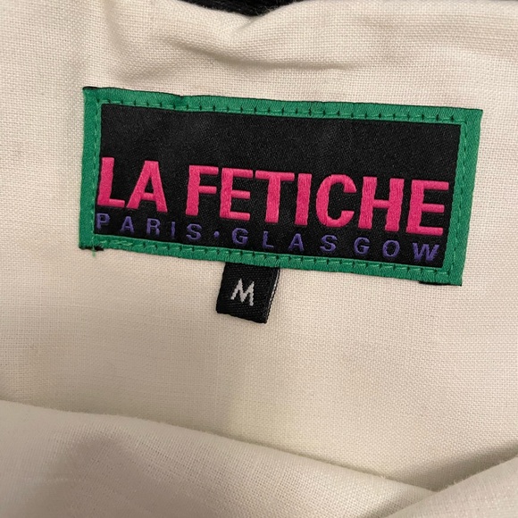 La Fetiche Navy Blue Pleated schoolgirl Skirt Medium - Picture 2 of 7